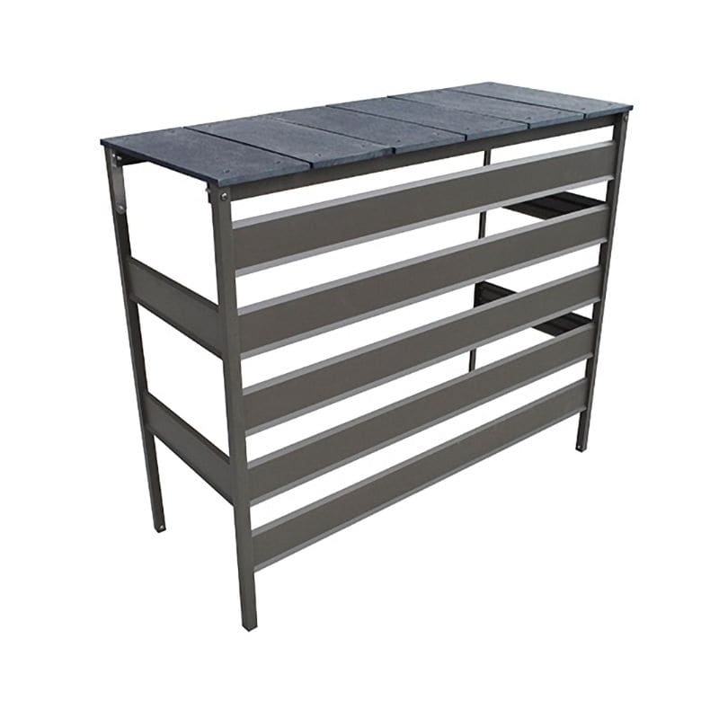 人工木アルミ室外機カバー７型