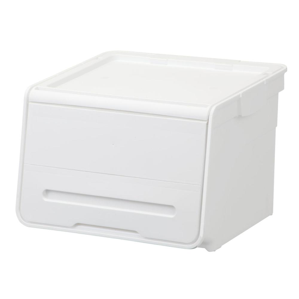 フラップ収納ボックス　イニシオ　レギュラー　ホワイト