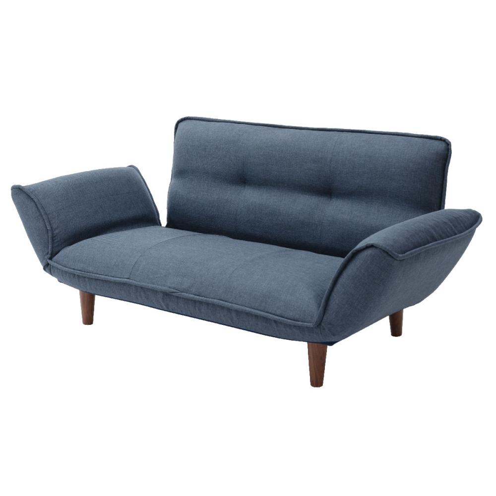 セルタン　カウチソファ　２人掛け　デニム調インディゴブルー　Ａ０１ｐ－６１２ＤＢＬ