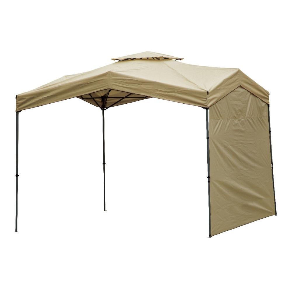 ナチュラルシーズン　ベンチレーション付　ウェーブタープ　３００　プッシュアップ式　横幕付