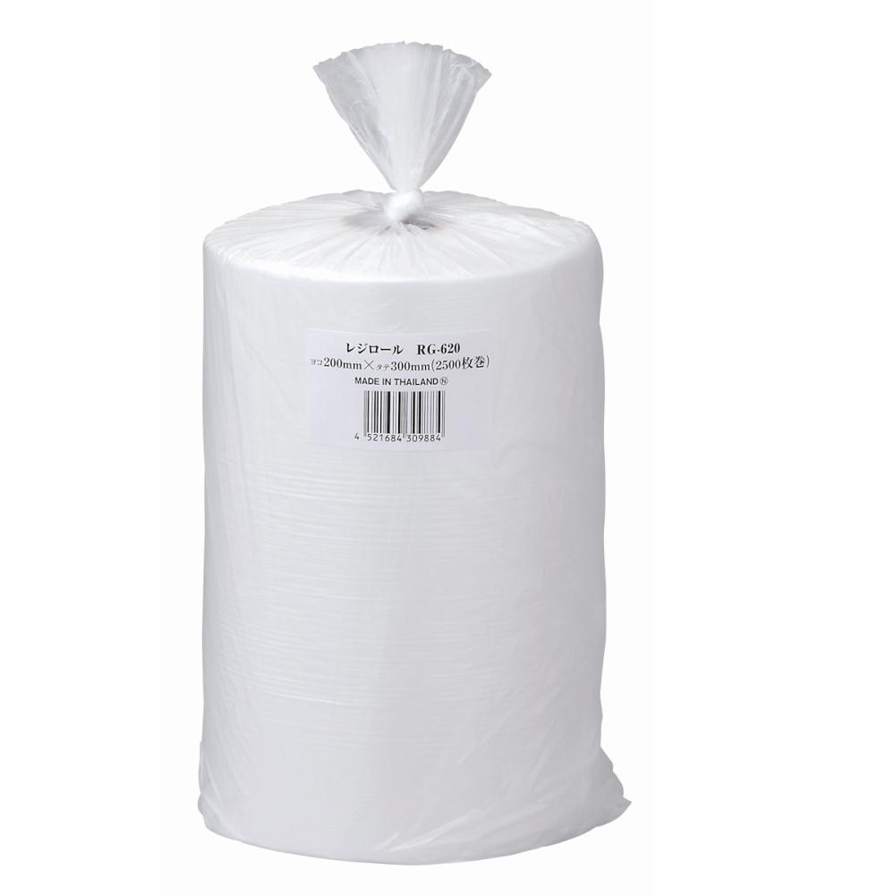 ジャパックス　レジロール２０　２５００枚巻　０．００６ｍｍ　半透明　ＲＧ－６２０