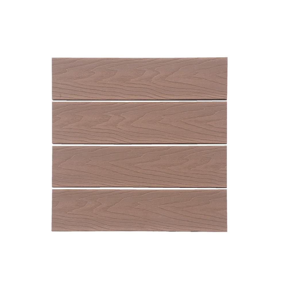 緑館　ジョイントデッキ　人工木　ダークブラウン　３０×３０ｃｍ