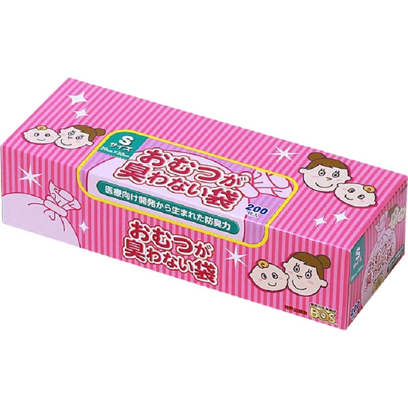 クリロン化成　ＢＯＳ　おむつが臭わない袋　ベビー用　Ｓ　２００枚入り