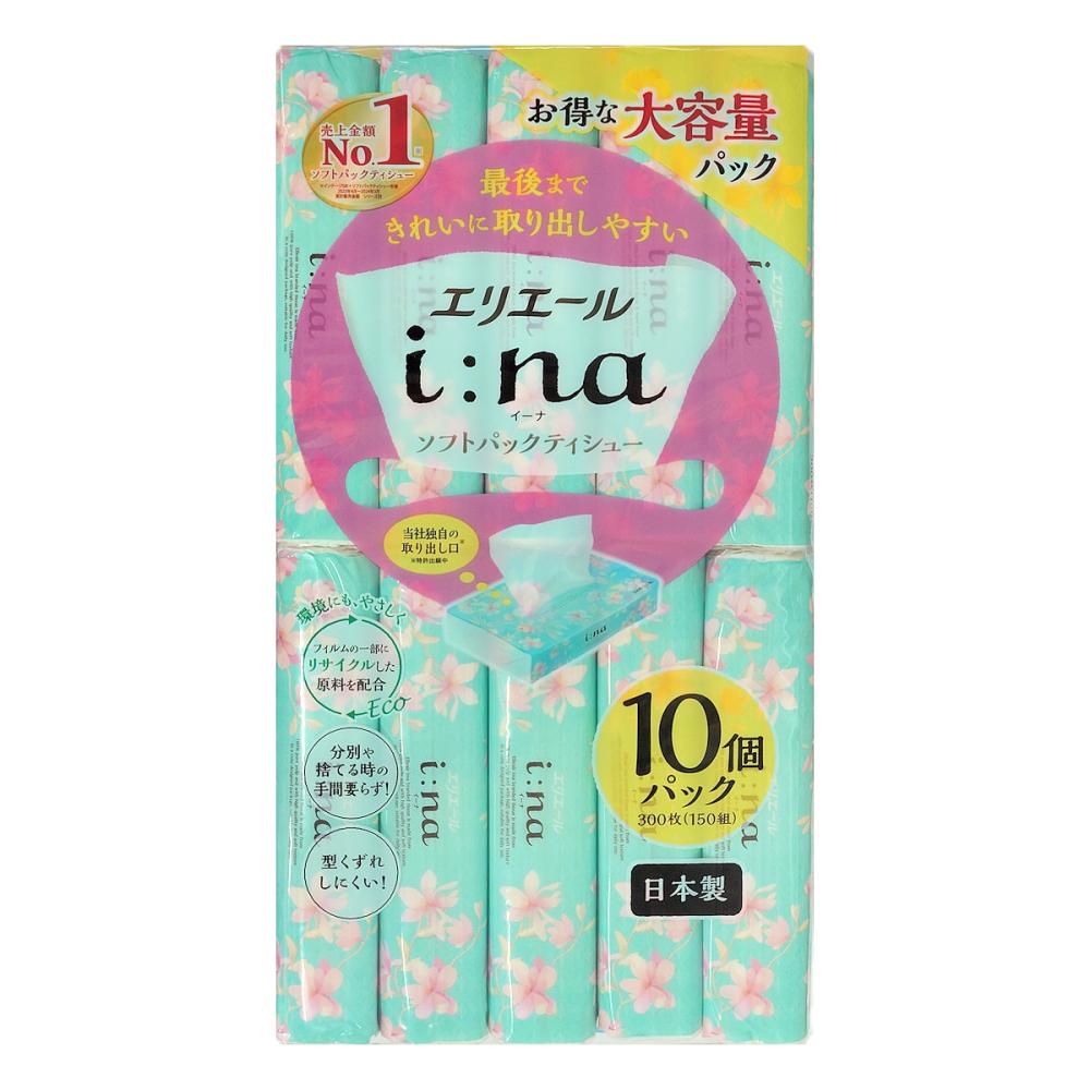 大王製紙　エリエール　イーナ　ソフトパック　１５０組×１０個入り