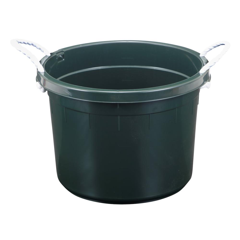 トンボ　ひも付き丸型ストロングタブ　直径５０ｃｍ（４５L）　モスグリーン　食品衛生法適合