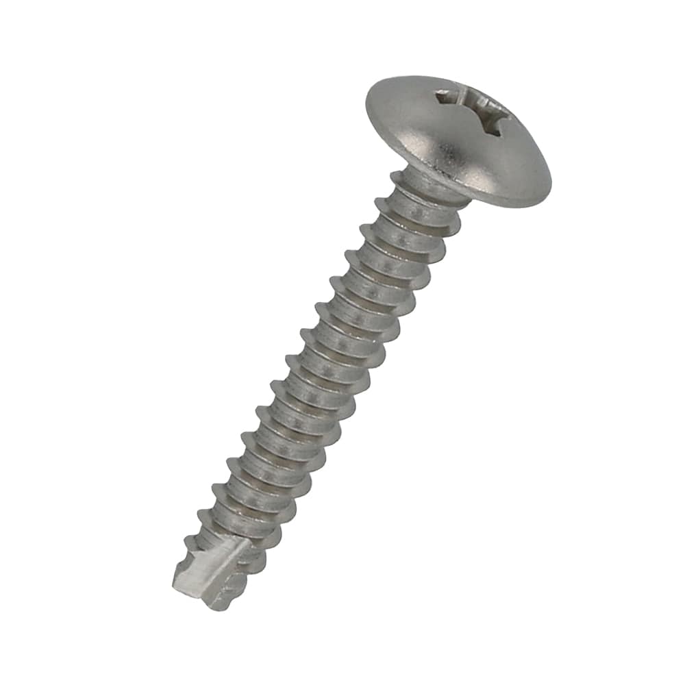 八幡ねじ　ステントラスタッピング　２種溝付き（中）　４Ｘ１０ｍｍ　２５本入り