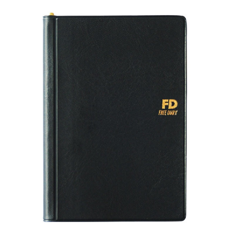 パイロット　とじ手帳　フリーダイアリー　鉛筆付　ブラック　テト８４７