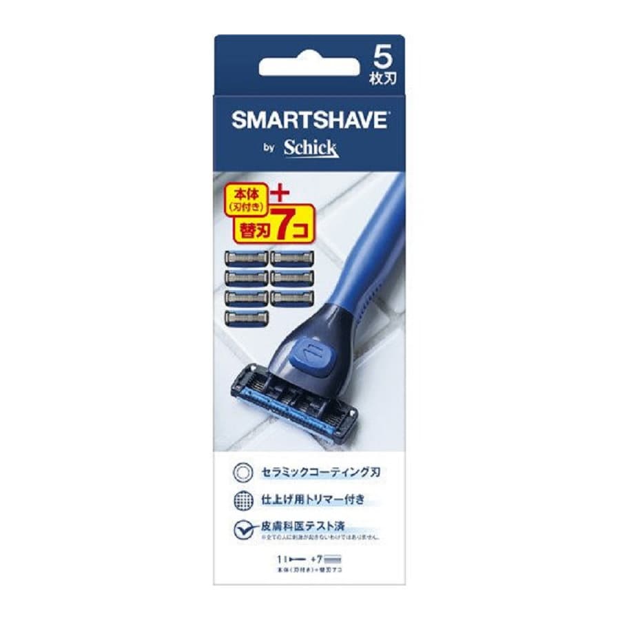 シック　スマートシェーブ　コンボパック　本体ホルダー＋替刃７個付き