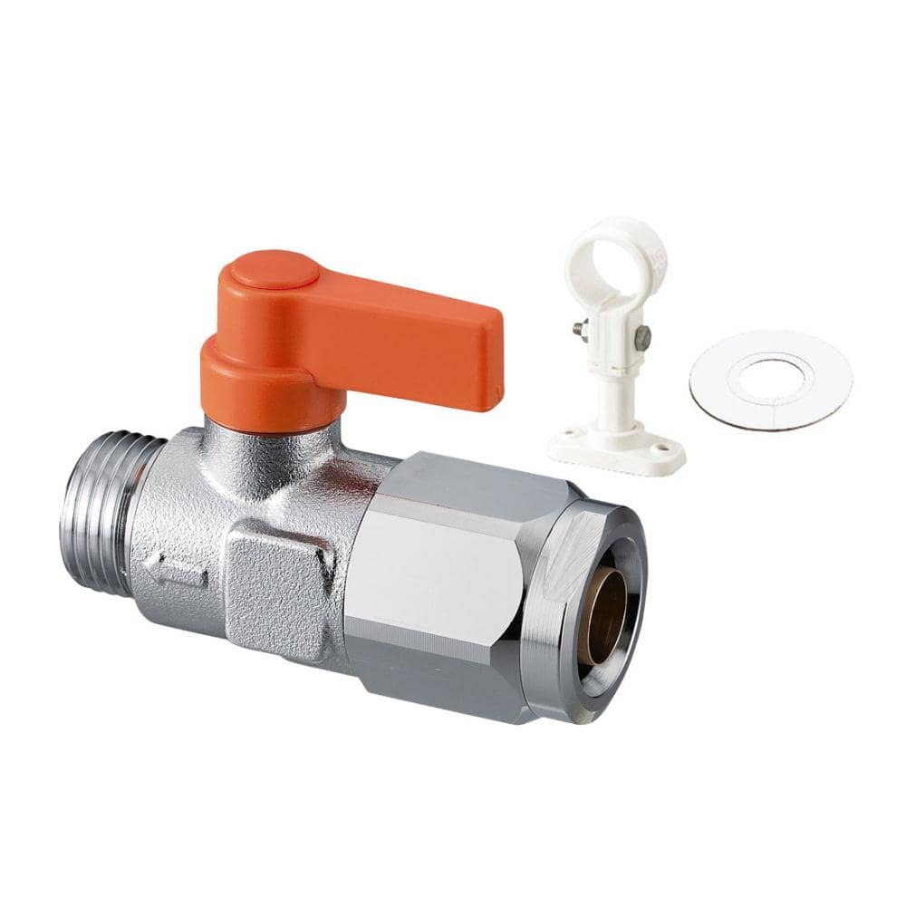 オンダ製作所　流量調整ボールバルブ　オレンジ　ＷＢ２７－１３１３ＭＣ－Ｓ－１　Ｇ１／２×１３Ａ