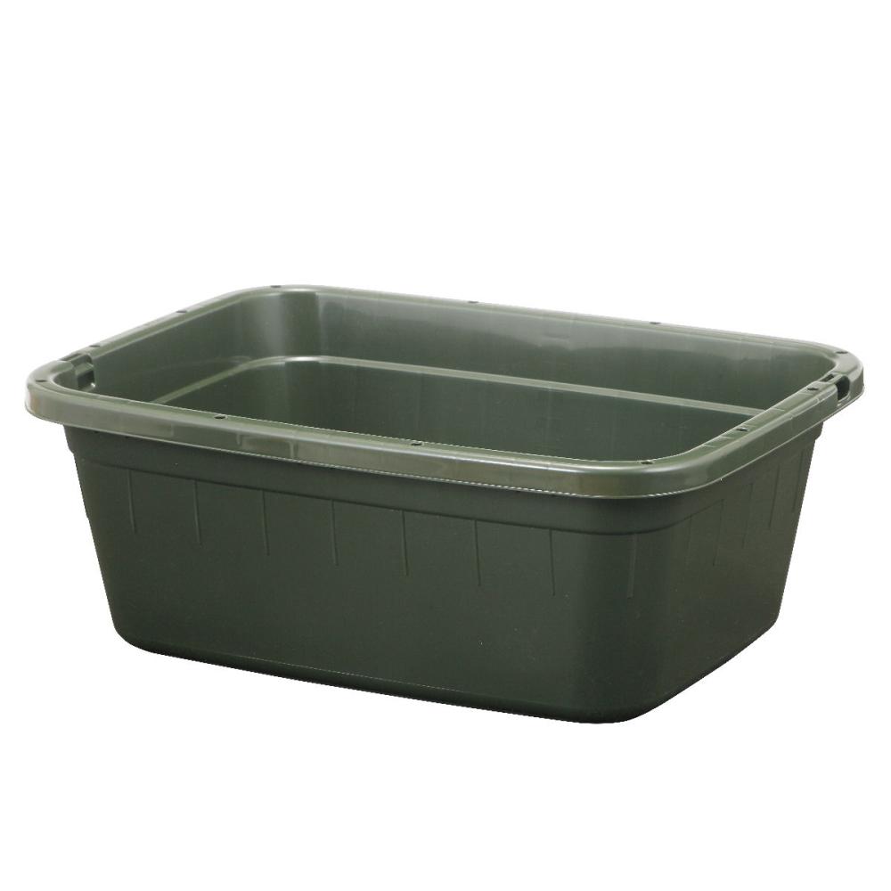 トンボ　角型タライジャンボ　８０L　水栓付　グリーン