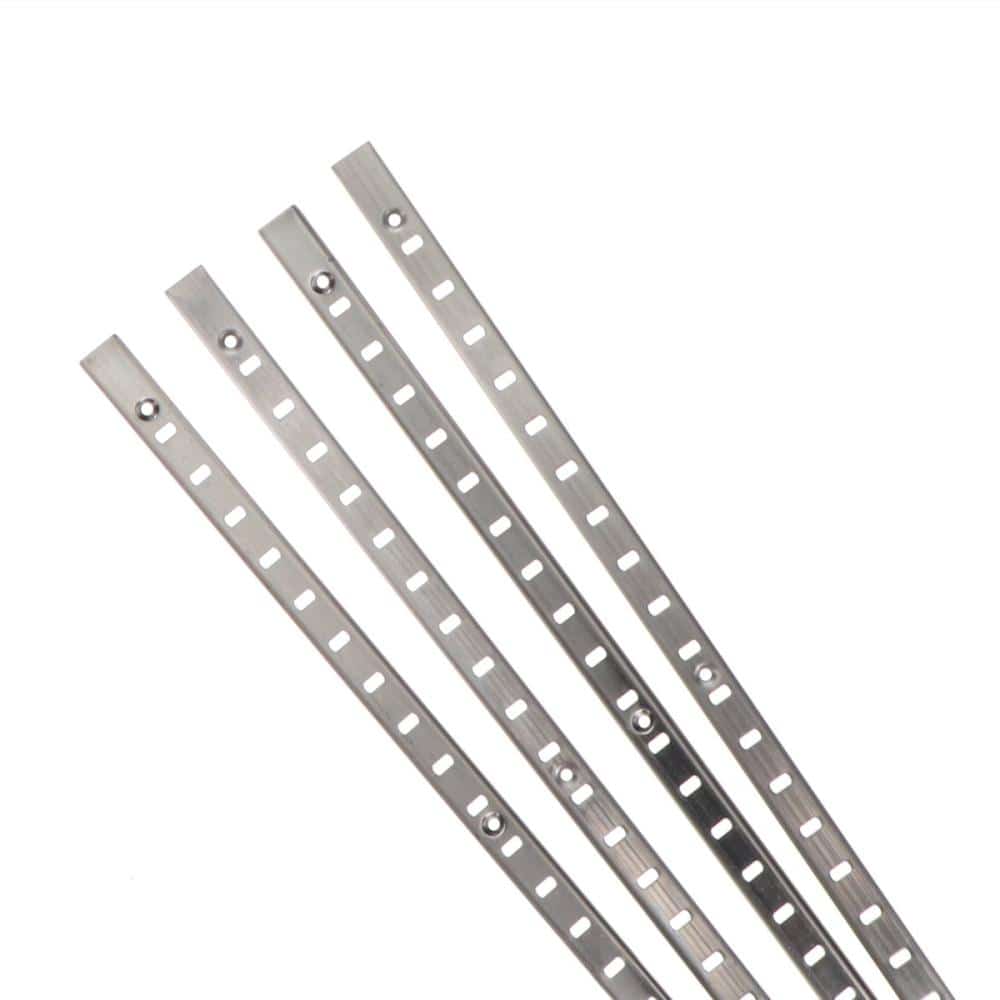 Ｋ＋ＢＵＩＬＤ　ステンレス支柱　棚受付き　６段分　１８２０ｍｍ　４本セット