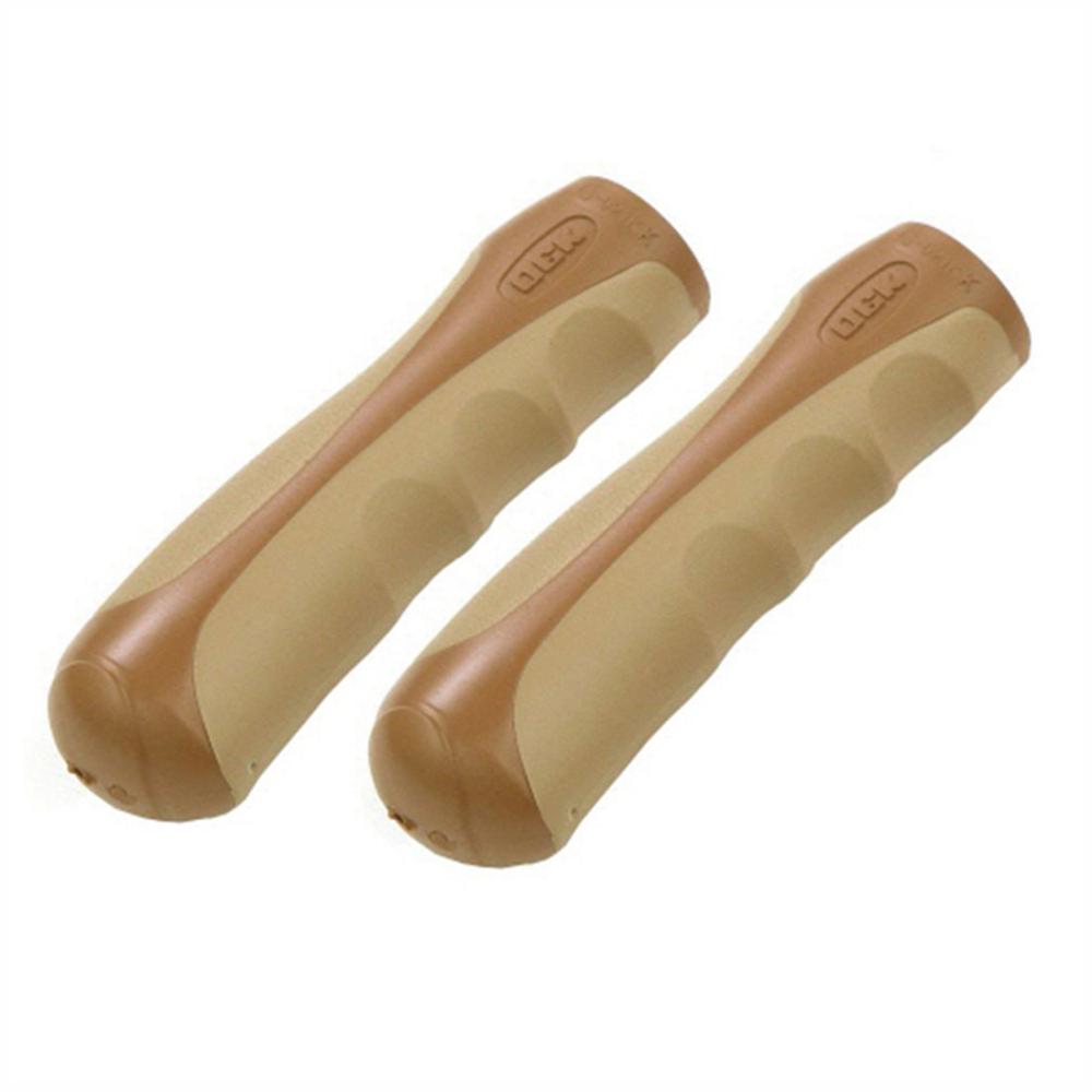 ＯＧＫ　自転車グリップロング　ブラウン　１組