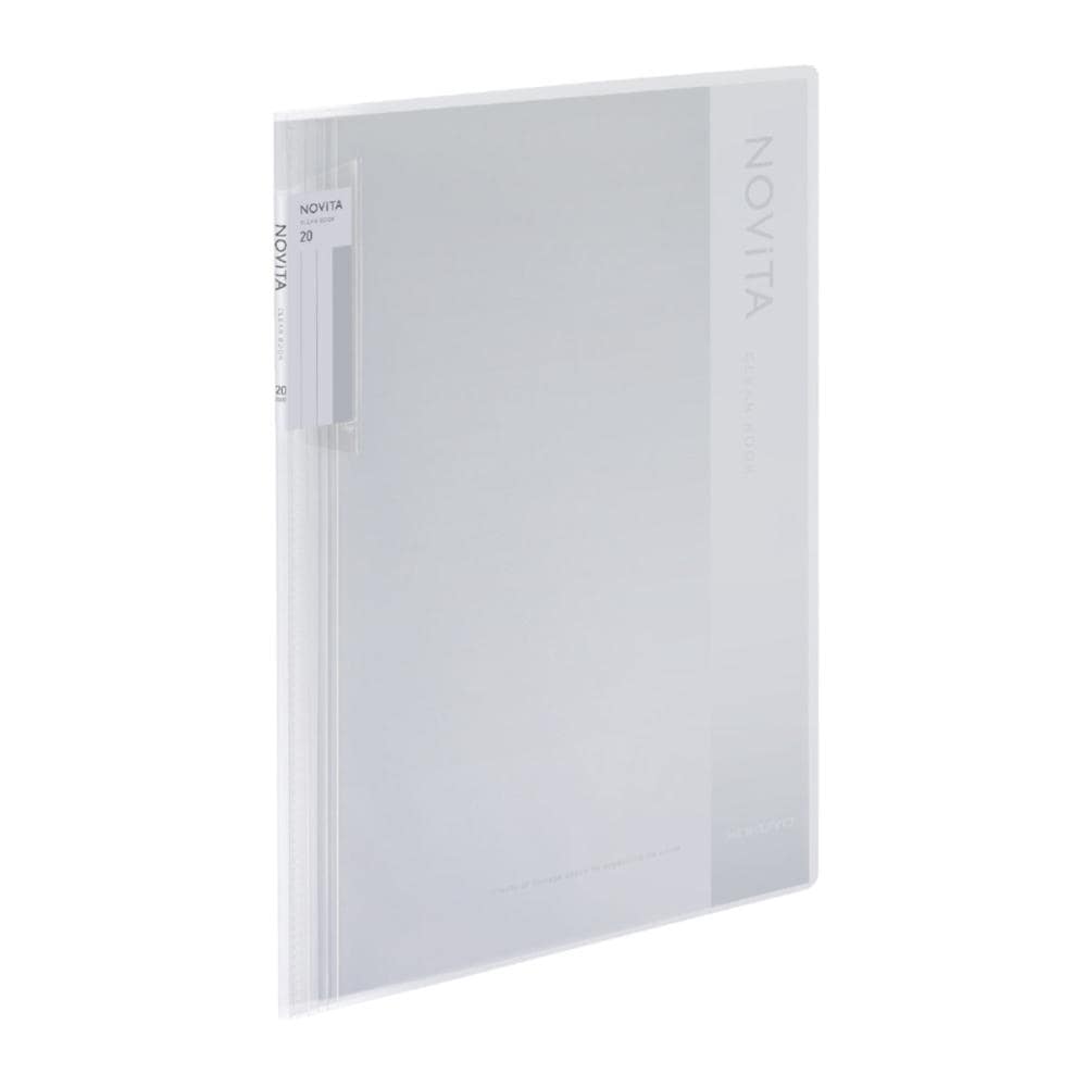 コクヨ　クリヤーブック　ノビータ　固定式　Ａ４サイズ　２０ポケット　透明
