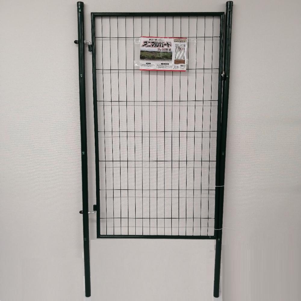 アニマルガードフェンス用扉　グリーン　高さ１，５×幅１ｍ