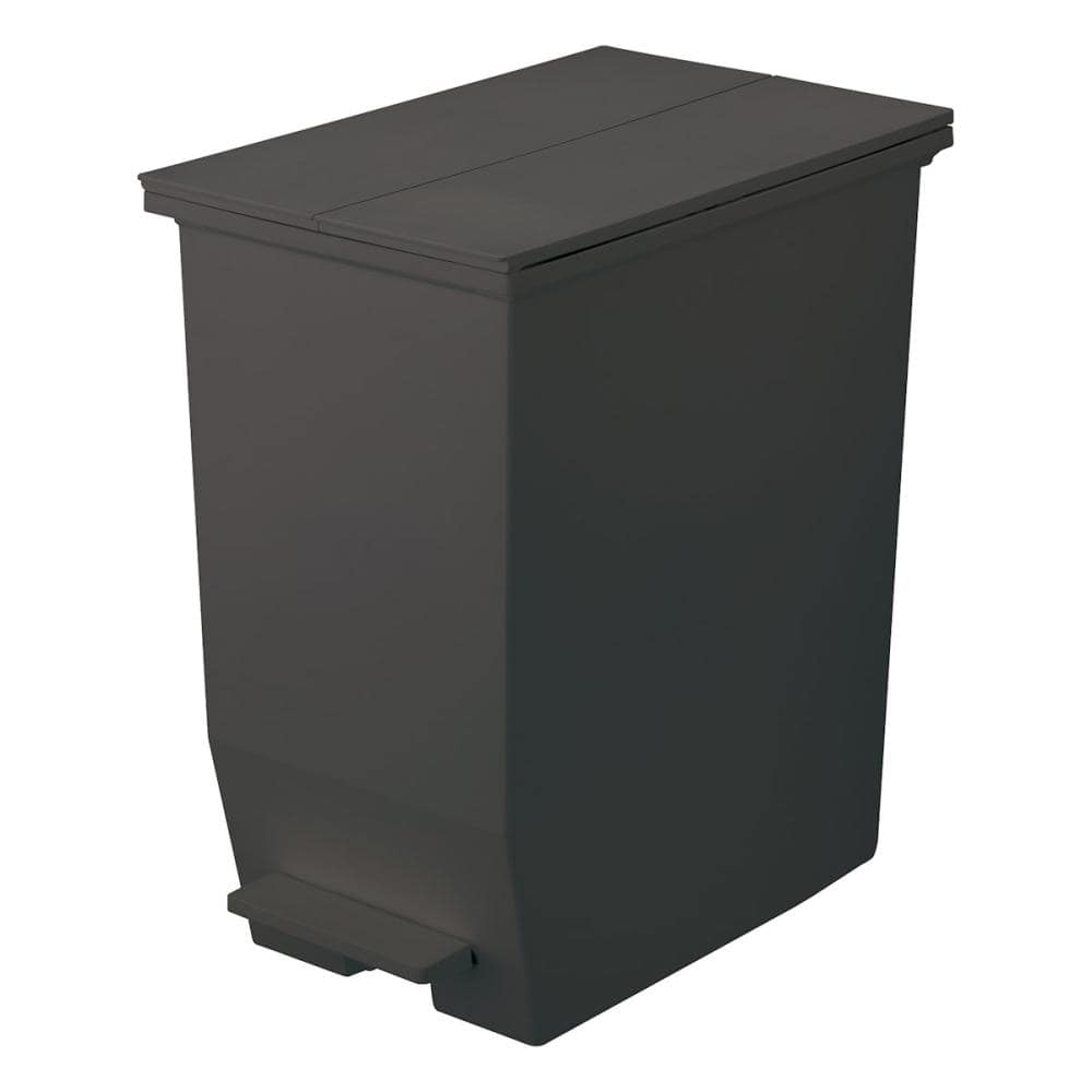 リス　棚下で使えるペダルダストボックス　４５Ｌ　ダークグレー