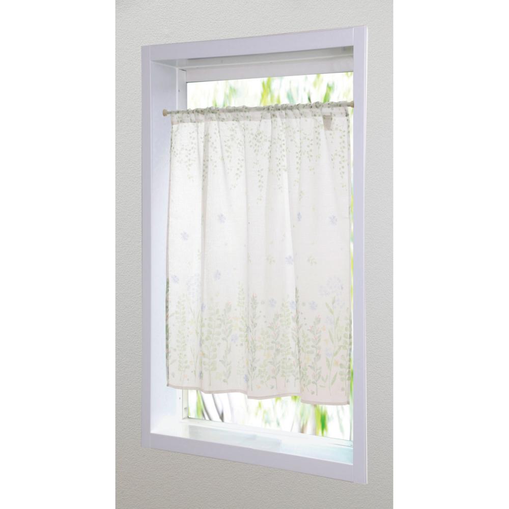 カフェカーテン　ボタニカル　１００×９０ｃｍ