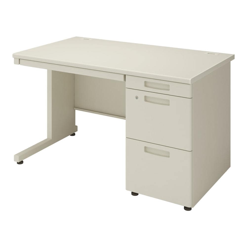 コクヨ　ＩＮＶＥＮＴ　片袖デスク　幅１２０ｃｍ　ナチュラルグレー　ＴＫＧ－Ｄ１２７Ｆ１Ｎ３