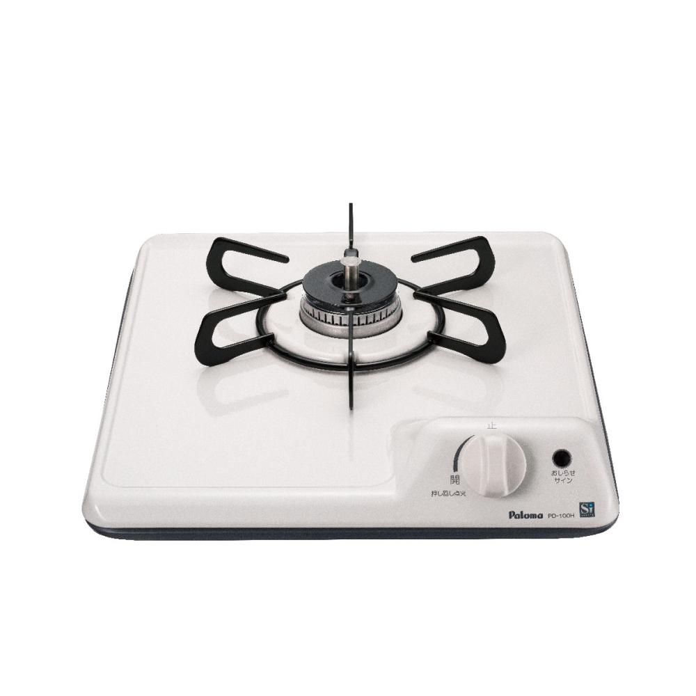 パロマ　ビルトインコンロ　ミニキッチンタイプ　ホーロートップ　都市ガス１３Ａ用　ＰＤ１００Ｈ
