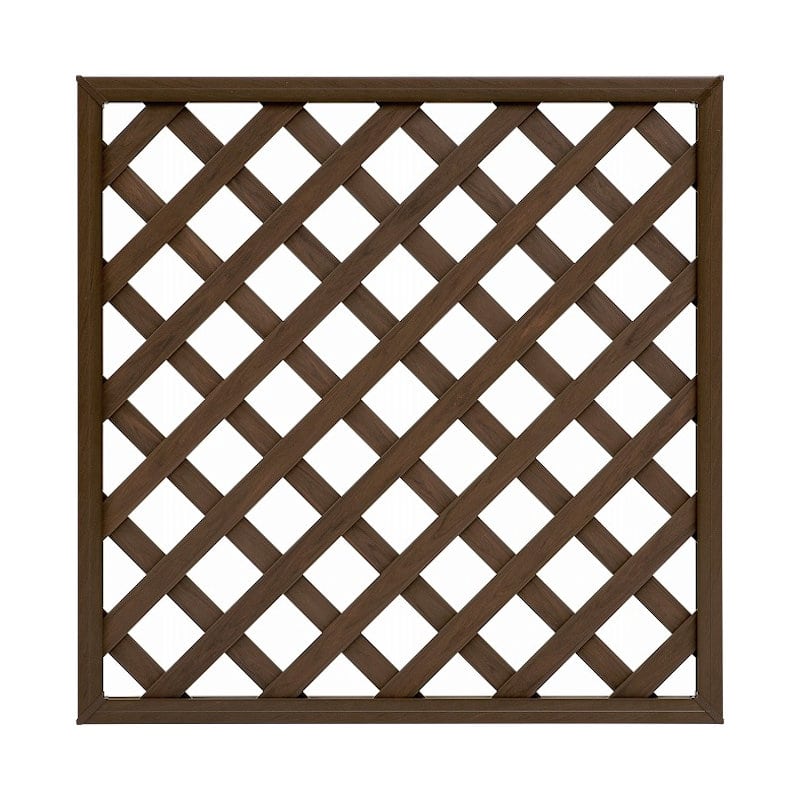 タカショー　ウッディープラフェンス　９００×９００ｍｍ　ブラウンウッド