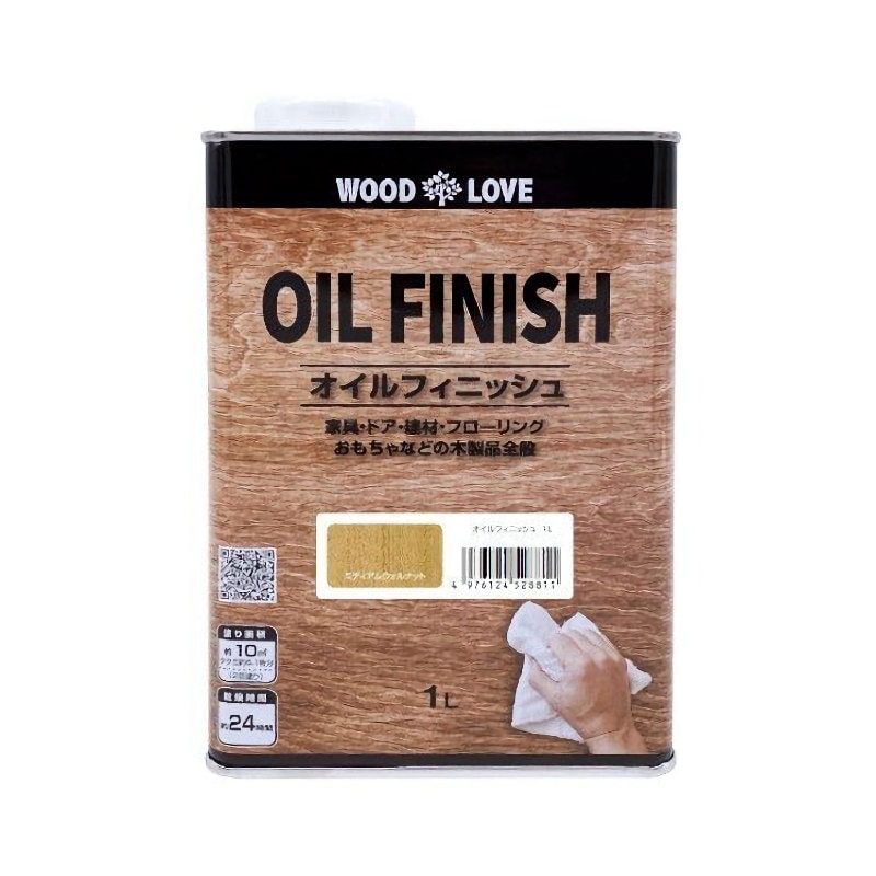 ニッペ　ＷＯＯＤ　ＬＯＶＥオイルフィニッシュ　１Ｌ　ミディアムウォルナット