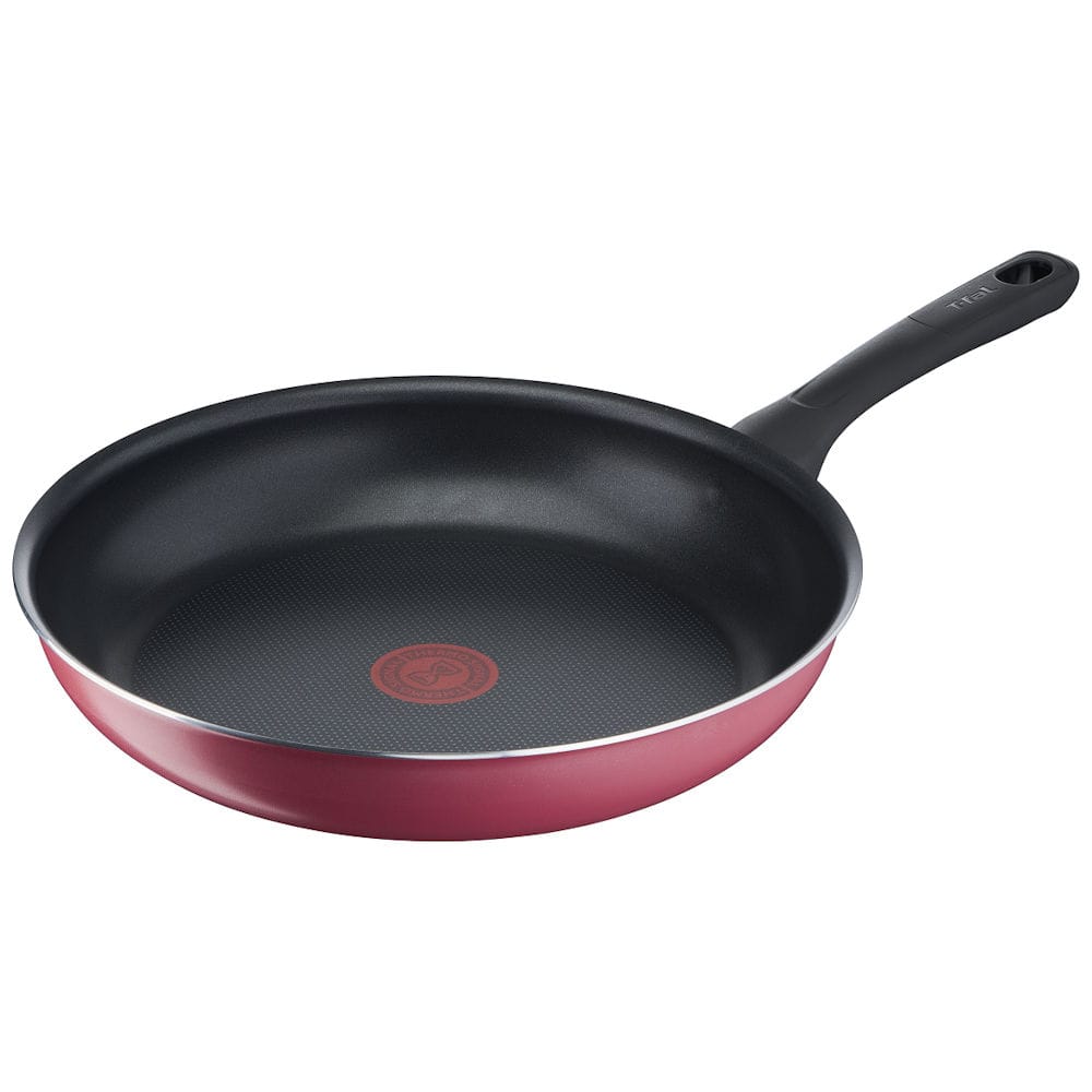 ティファール　クランベリーレッド　取っ手付きフライパン　ガス火専用　２８ｃｍ　Ｂ５５９０６