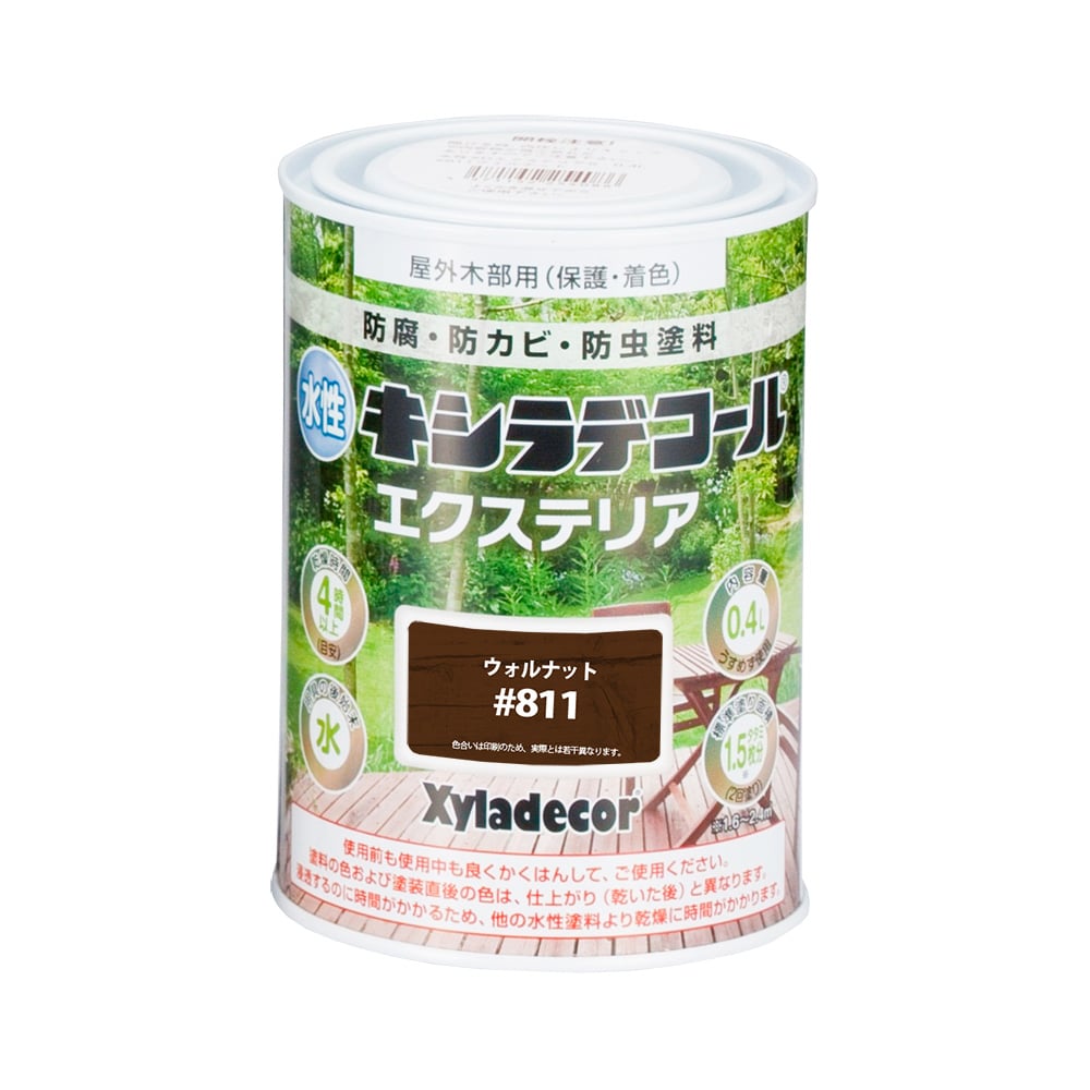 カンペハピオ　水性キシラデコール　エクステリア　ウォルナット　０．４Ｌ