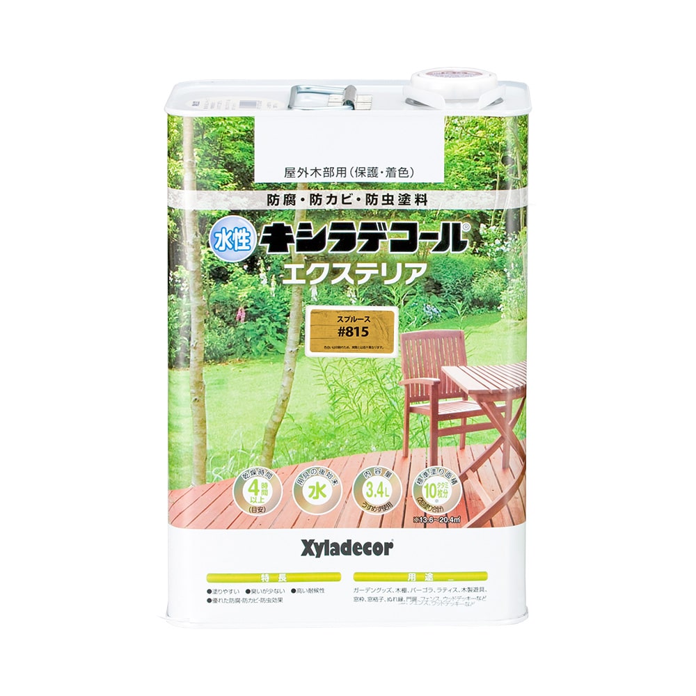 カンペハピオ　水性キシラデコール　エクステリア　スプルース　３．４Ｌ