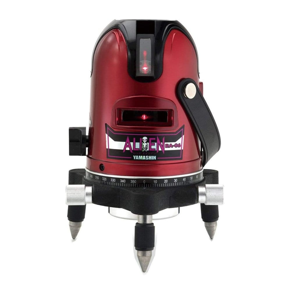 山真製鋸　レッドエイリアン　レーザー墨出し器　ＲＡ－０６