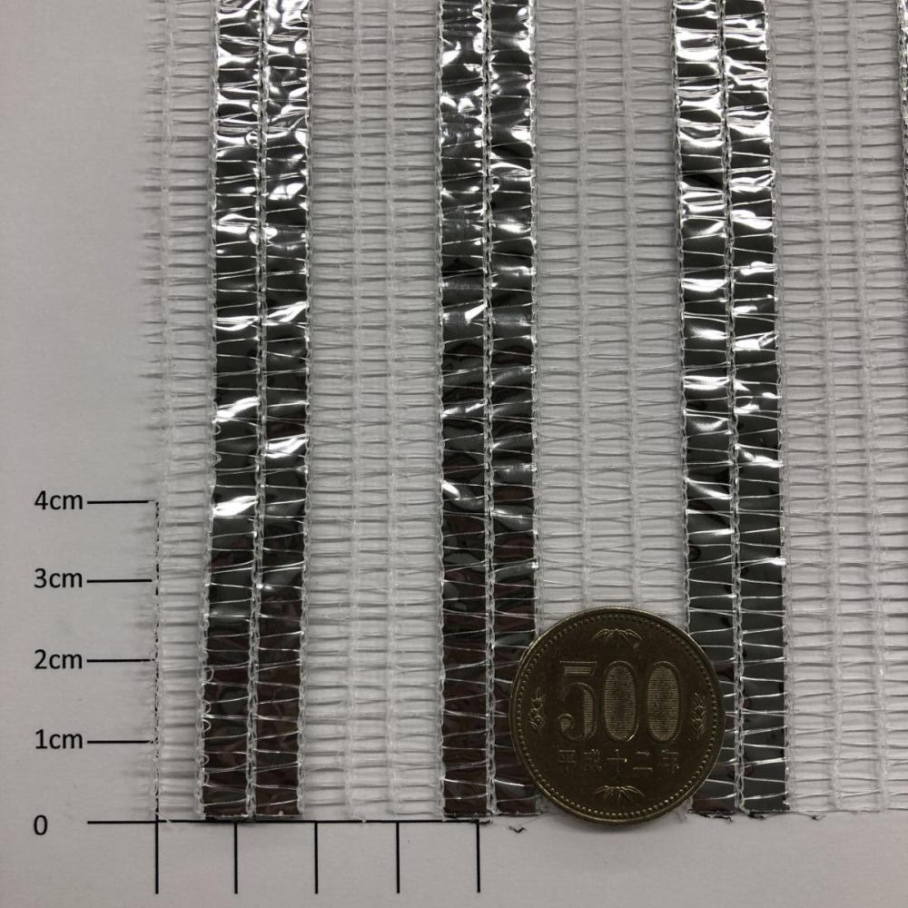 ４０～４５％　遮光ネット銀ｘ黒　ミラー