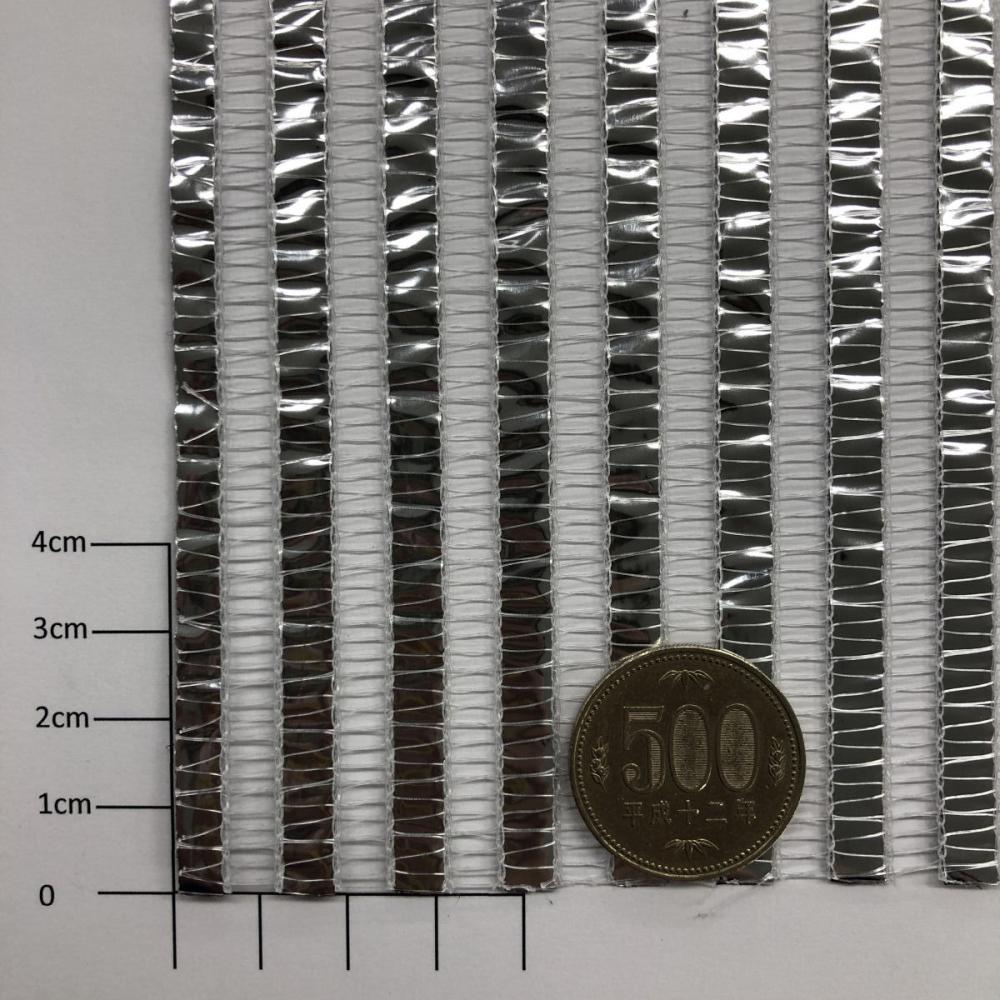 ５０～５５％　遮光ネット銀ｘ黒　ミラー