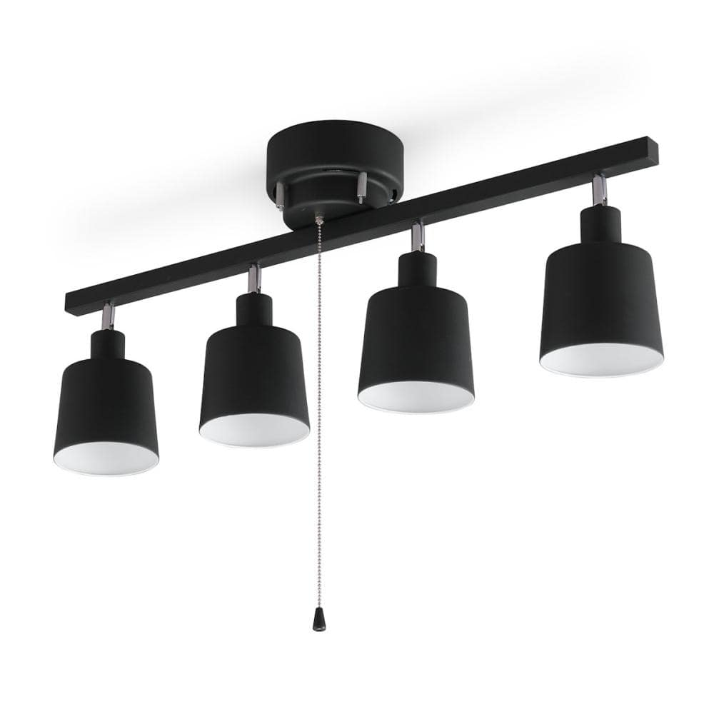 アイリスオーヤマ　４灯シーリングライト　ストレート形　ＣＥ４ＬＡ－２０Ｓ－Ｂ　ブラック