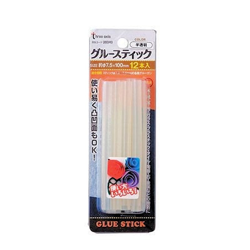 イチネンアクセス　グルースティック　半透明　１２本組　＃２０３４０