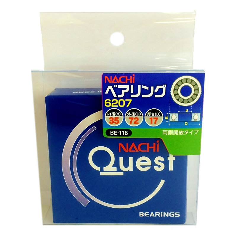 ナチ　ベアリング　６２０７　ＯＰ　ＢＥ－１１８
