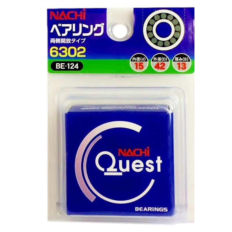 ナチ　ベアリング　６３０２　ＯＰ　ＢＥ－１２４