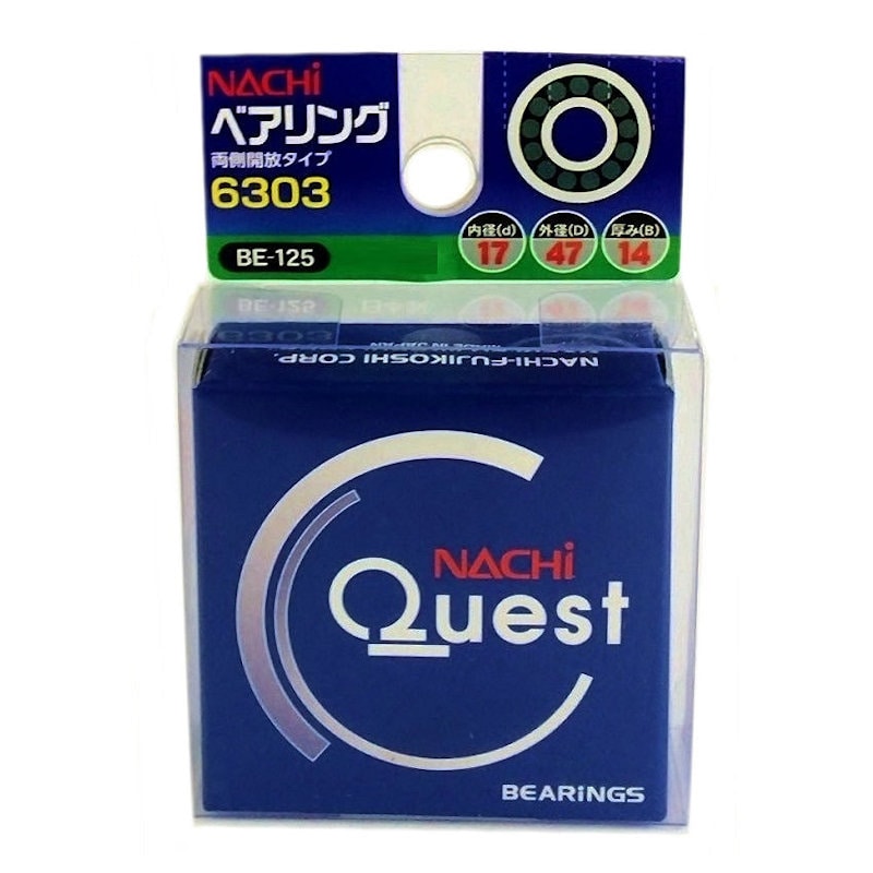 ナチ　ベアリング　６３０３　ＯＰ　ＢＥ－１２５
