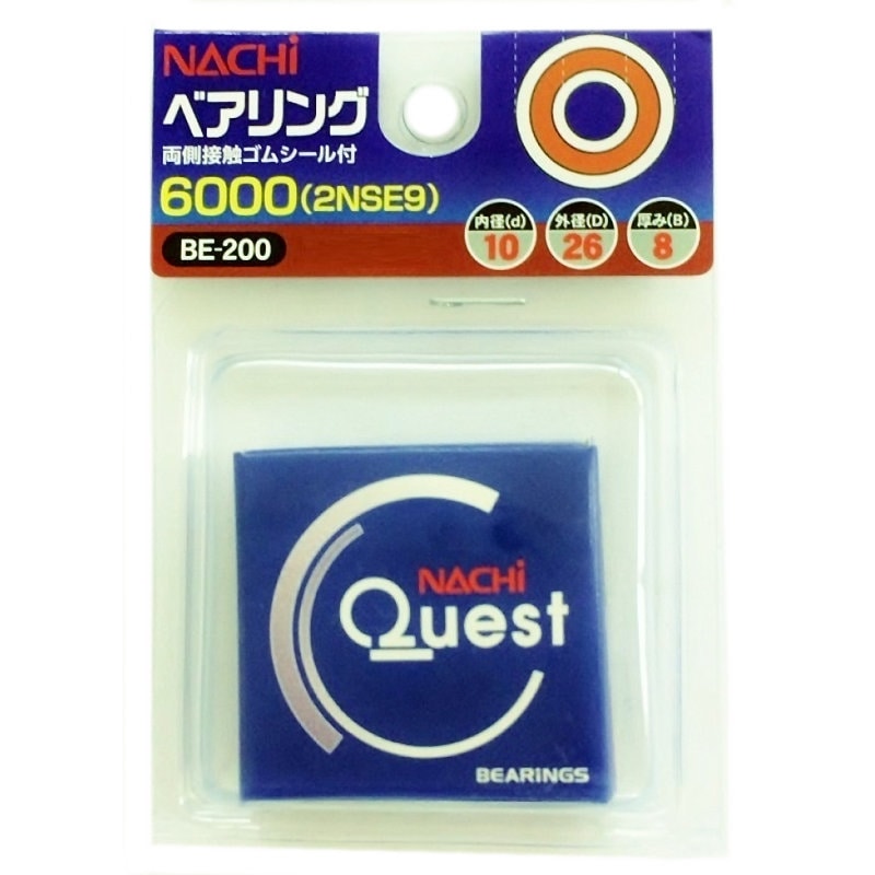 ナチ　ベアリング　６０００　２ＮＳＥ９　ＢＥ－２００