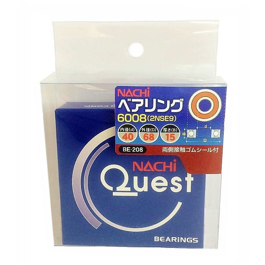 ナチ　ベアリング　６００８　２ＮＳＥ９　ＢＥ－２０８