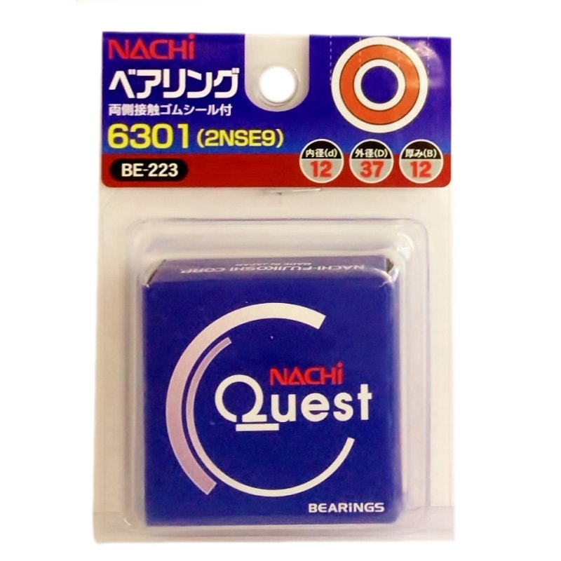 ナチ　ベアリング　６３０１　２ＮＳＥ９　ＢＥ－２２３