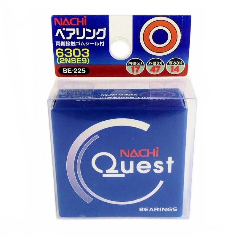 ナチ　ベアリング　６３０３　２ＮＳＥ９　ＢＥ－２２５