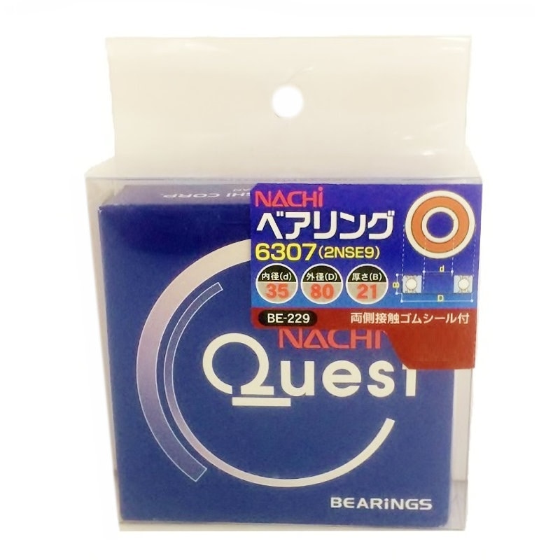 ナチ　ベアリング　６３０７　２ＮＳＥ９　ＢＥ－２２９