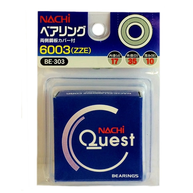 ナチ　ベアリング　６００３　ＺＺＥ　ＢＥ－３０３