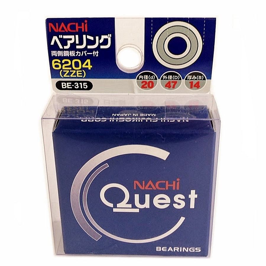 ナチ　ベアリング　６２０４　ＺＺＥ　ＢＥ－３１５