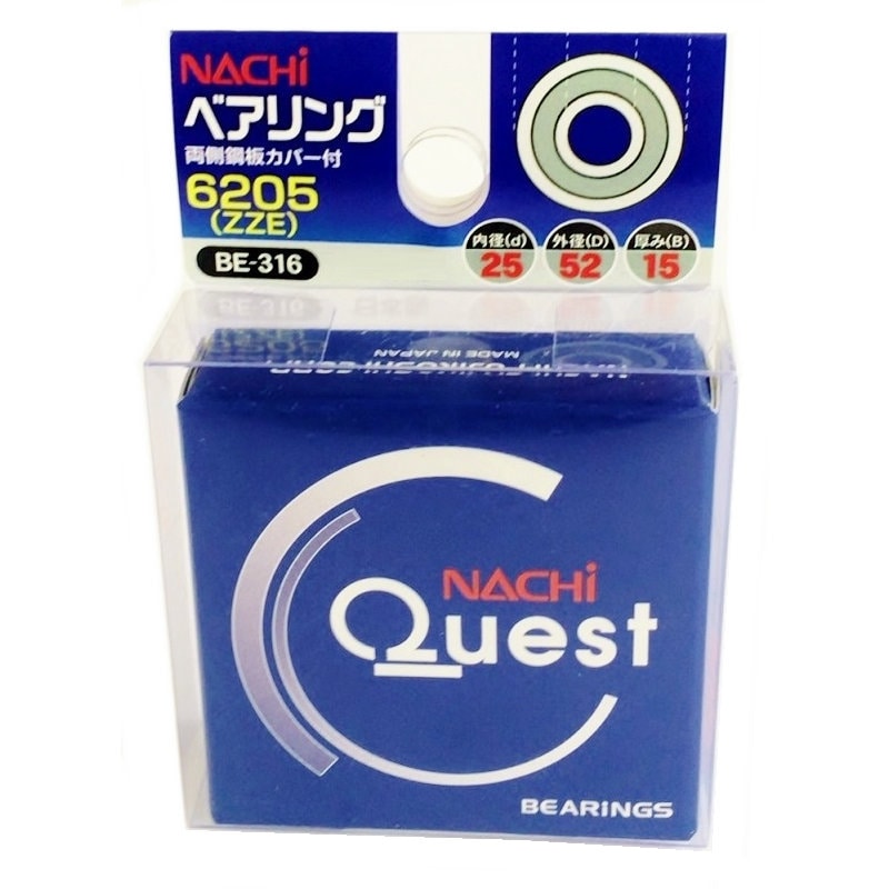ナチ　ベアリング　６２０５　ＺＺＥ　ＢＥ－３１６