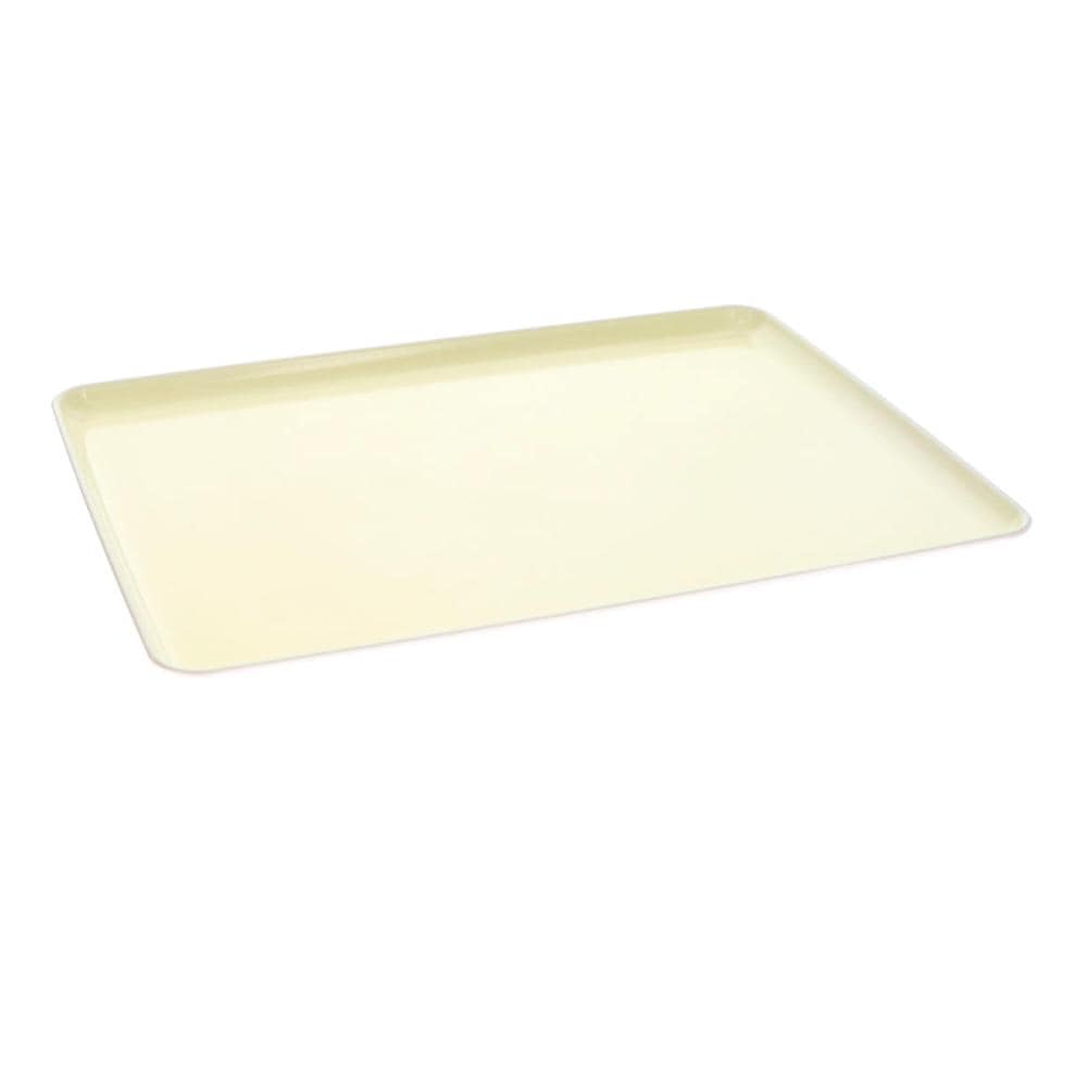 レンジ対応トレー　角　２４ｃｍ　クリーム