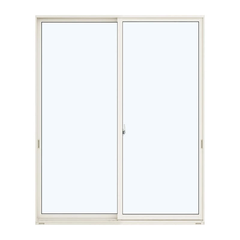 引違い窓　エピソードⅡ　ＮＥＯ　幅１５４０×高さ１８３０ｍｍ　ペアガラス：透明　枠色：外ホワイト　内ダークブラウン