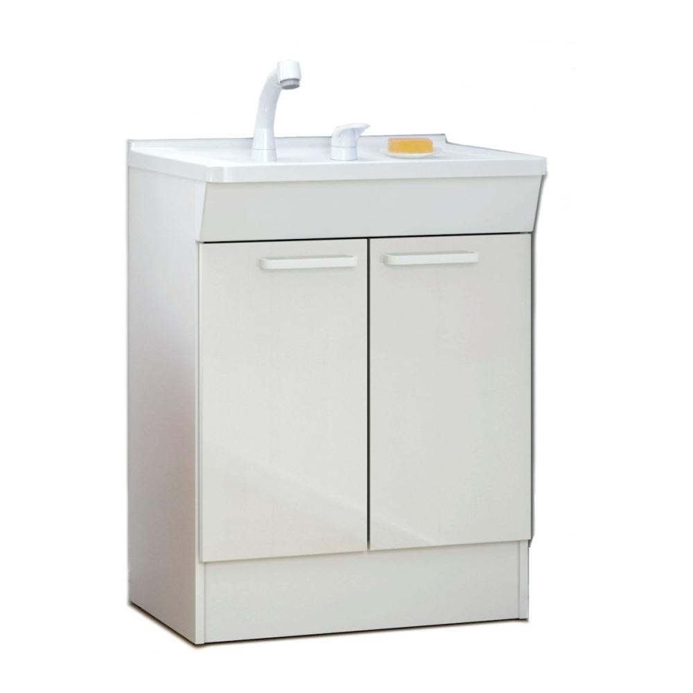 ＴＯＴＯ　化粧台（ＫＣ）　間口６００　２枚扉　シンシアホワイト　ＬＤＣＬ０６０ＢＡＧＥＳ２Ｂ　寒冷地用