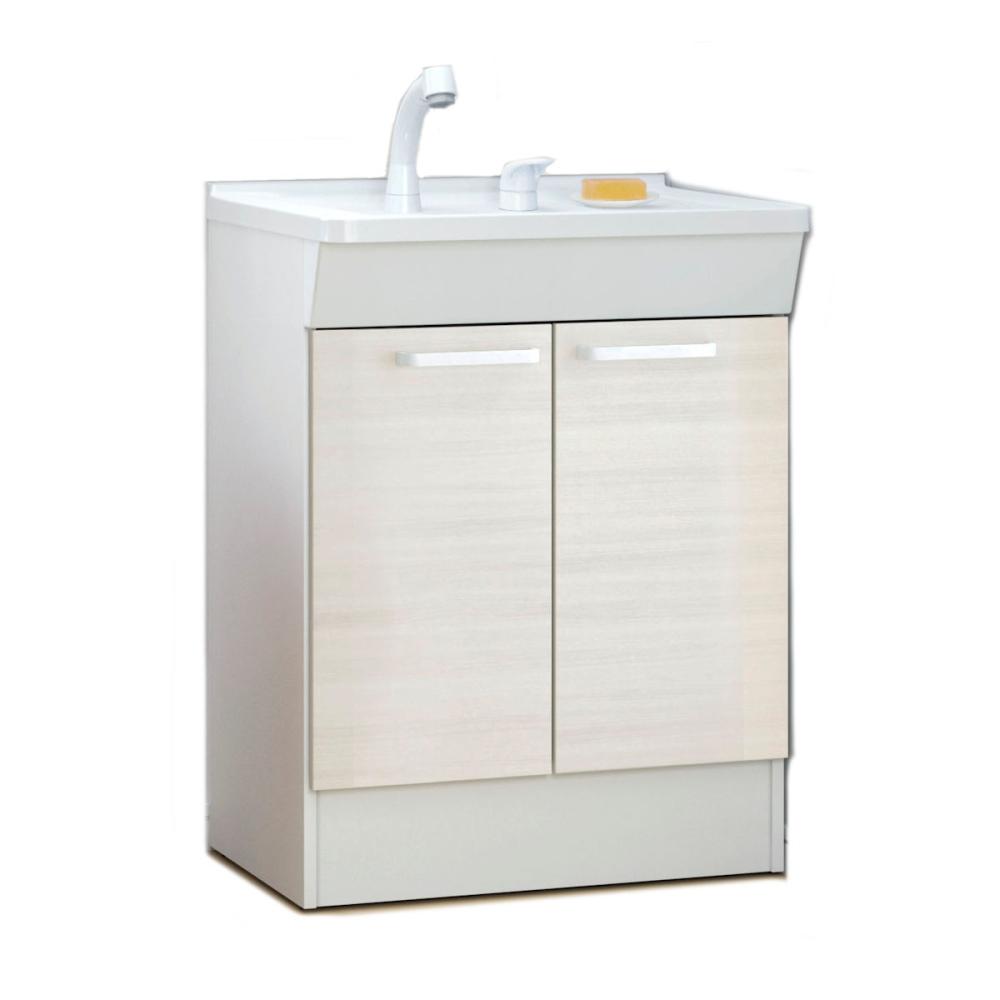 ＴＯＴＯ　化粧台（ＫＣ）　間口６００　２枚扉　ホワイトペア　ＬＤＣＬ０６０ＢＡＧＥＳ２Ｃ　寒冷地用