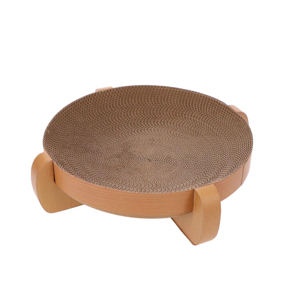 Ｐｅｔａｍｉ　猫の爪とぎ　丸型　マタタビ粉付