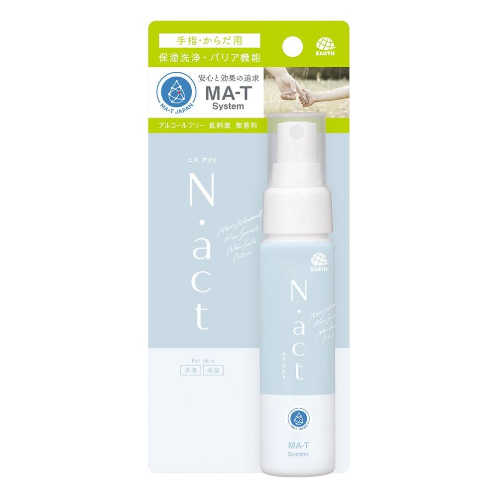 アース製薬　Ｎ．ａｃｔ（エヌアクト）　肌用クリーンミスト　携帯用　５０ｍＬ