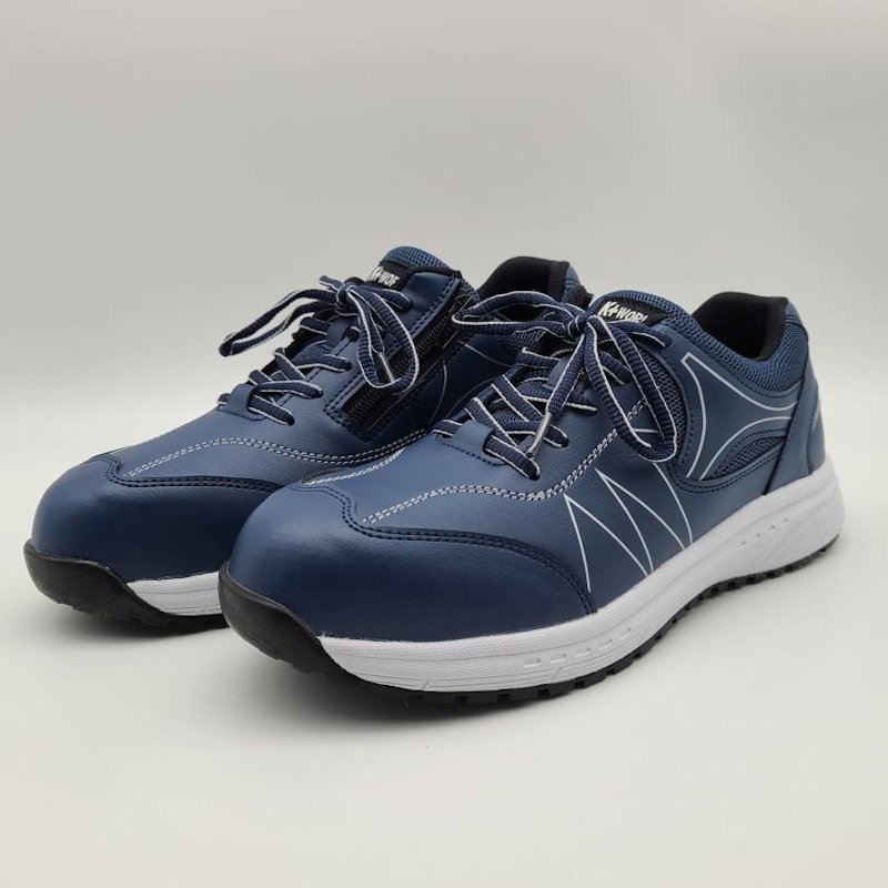 你的品牌名　Ｋ＋ＷＯＲＫＳ　ファスナー式プロスニーカー　ネイビー　２７．０ｃｍ